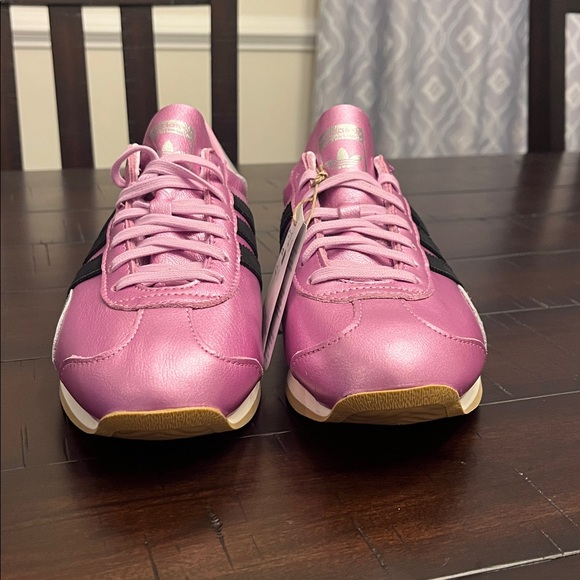 Adidas Country OG Shoes Sneakers JQ0566 new Lilac Silver Metallic Women’s Sizes - Picture 6 of 13